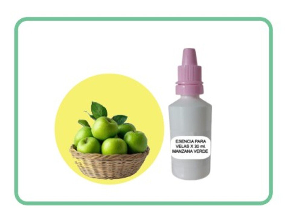 fragancia premium manzana verde para velas aromáticas