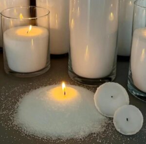 Cera Arena para Velas granulada blanca instantanea Colombia