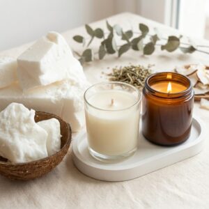 Cera de Vaso para Velas en contenedor 1kg Premium Colombia