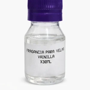 Fragancia Natural Vainilla para Velas aromáticas 30ml base aceite Colombia