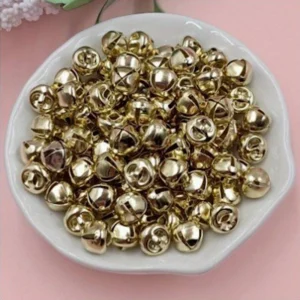 Mini Cascabeles Dorados para Velas x10 unidades 6-8mm decoración artesanal Colombia
