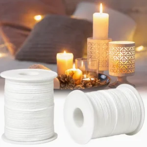 Pabilo Blanco Algodón para Velas N2 mediano 5 metros sin humo Colombia
