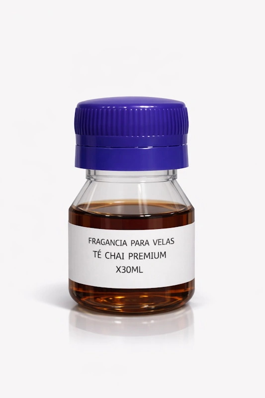 Fragancia té chai para velas aromáticas 30ml base aceite Colombia