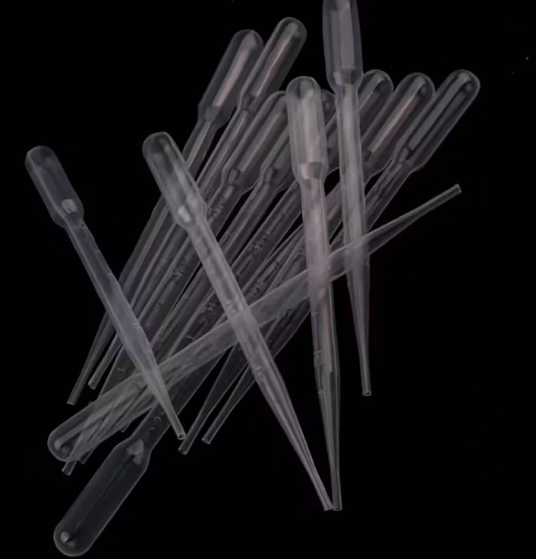 Pipetas Graduadas Plástico para Aceites y Fragancias transparente x5 velas Colombia