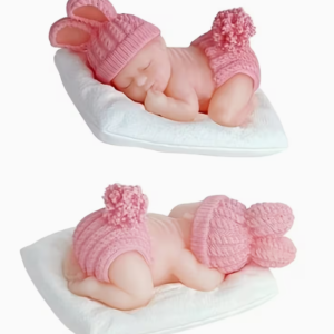 Molde Silicon Bebé para Velas Baby Shower