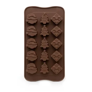 Molde Silicon Navidad Papa Noel Arbolito x 15 Velas jabones resina 20x10cm Colombia